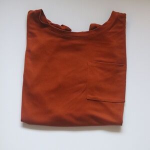 Orange  shirt